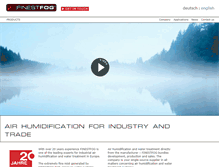 Tablet Screenshot of finestfog.com